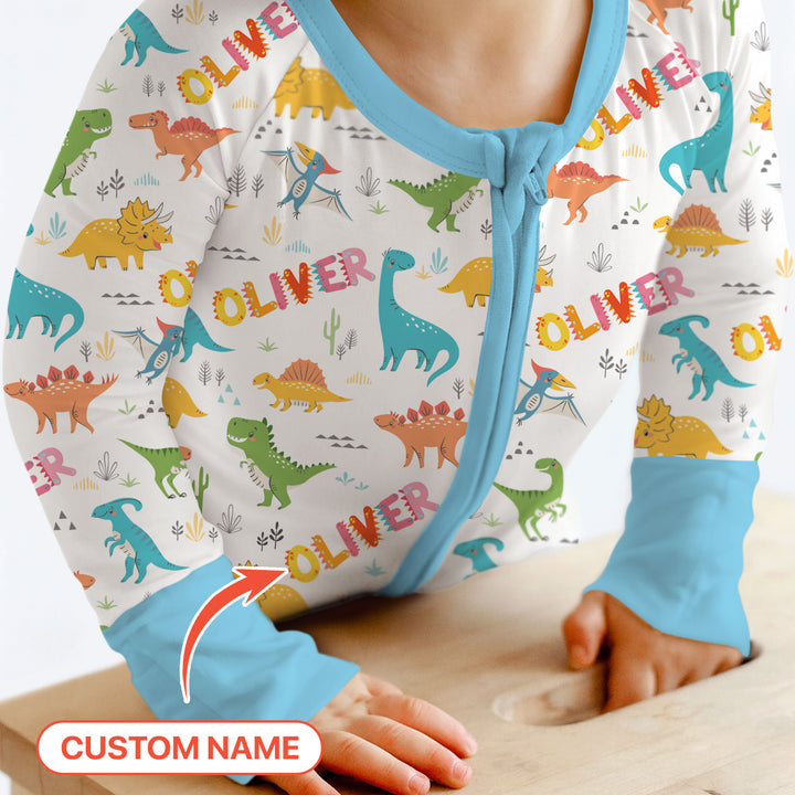 Dino Adventure Custom Name Convertible Zippy