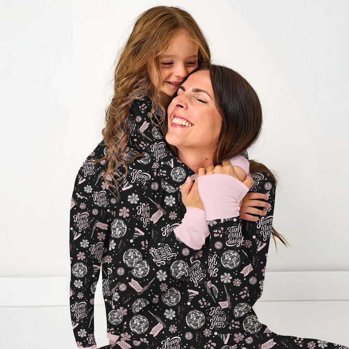 Disco New Years Eve Two Piece Long Sleeve Pajama Set