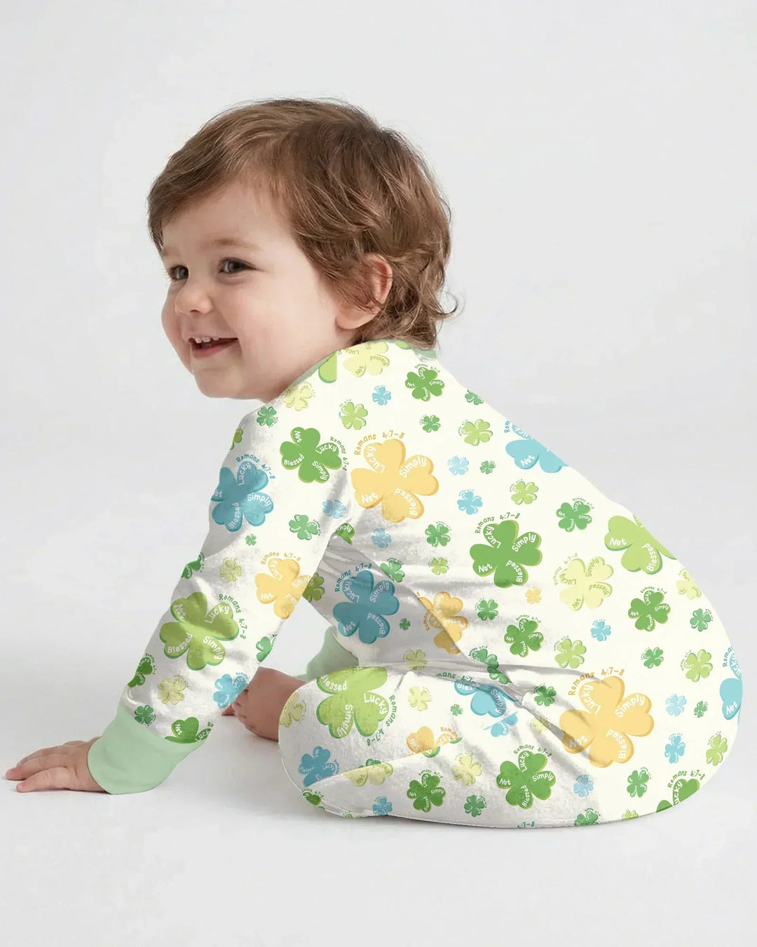 Shamrocks Print St. Patrick's Day Convertible Zippy