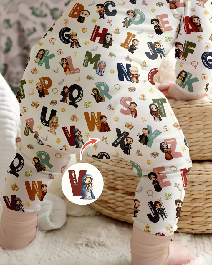 Catholic Saint ABCs Convertible Zippy