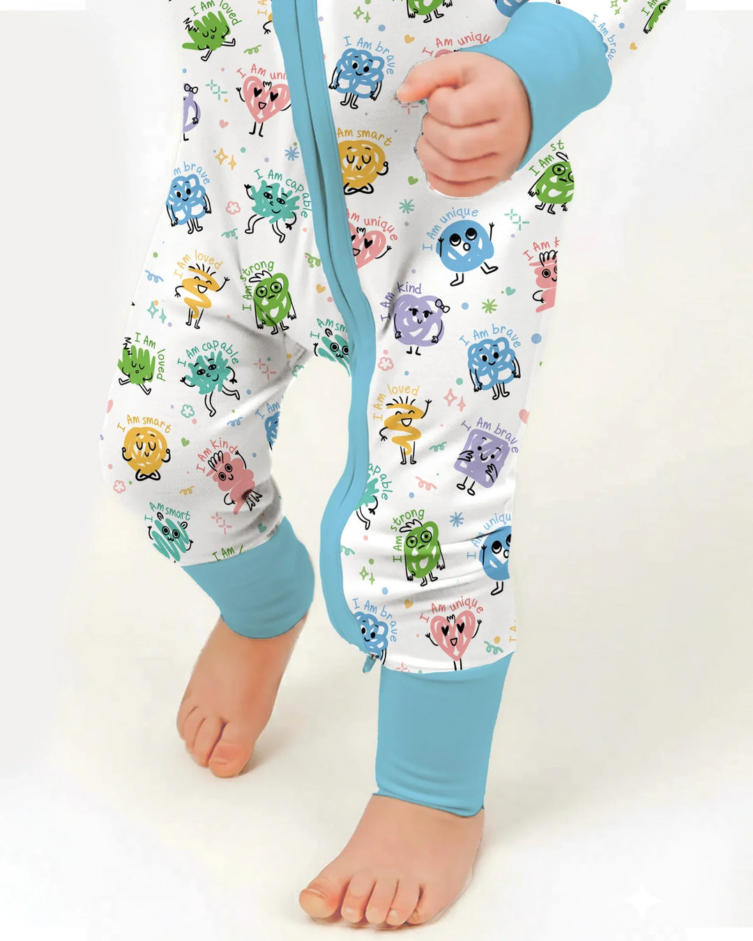 Gerippte Babykleidung mit individuellem Foto - Weich &amp; Skizzenhaft