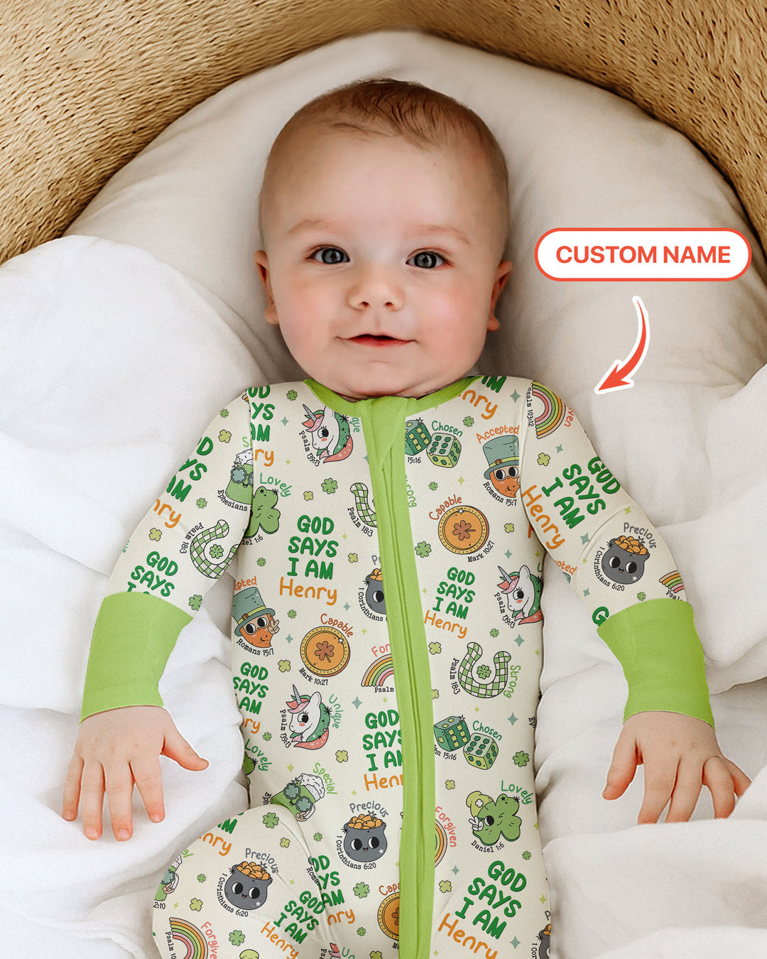 Gerippte Babykleidung mit individuellem Foto - Weich &amp; Skizzenhaft