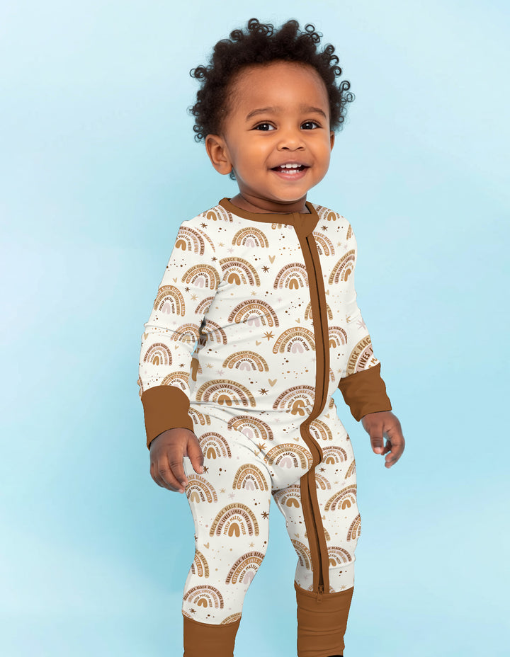 Back Lives Matter Rainbow Convertible Zippy