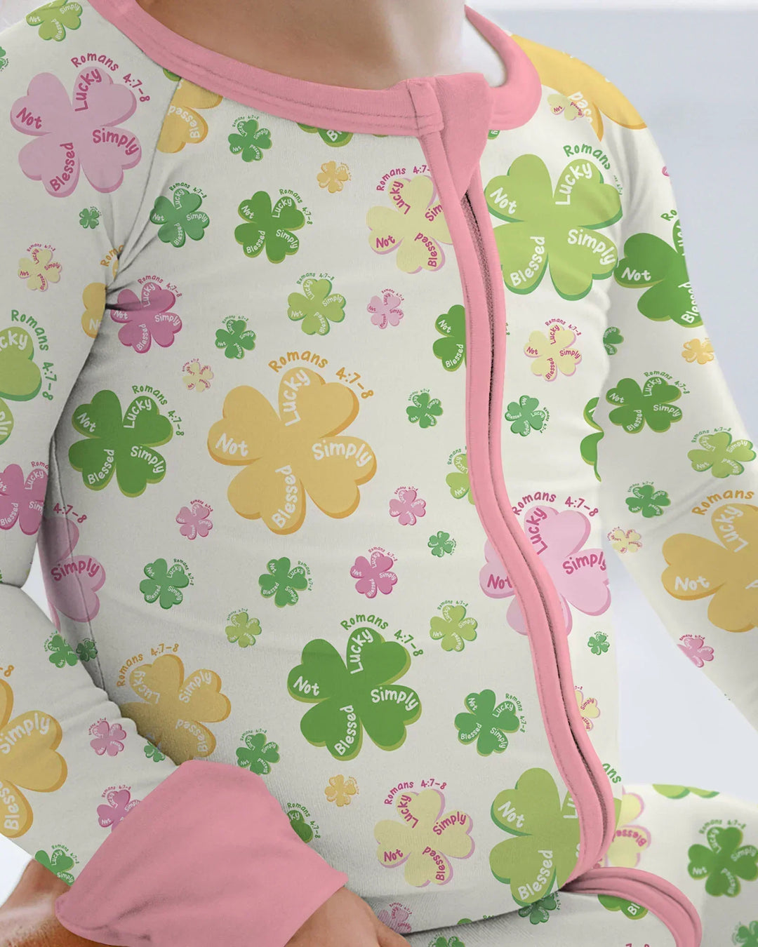 Shamrocks Print St. Patrick's Day Convertible Zippy