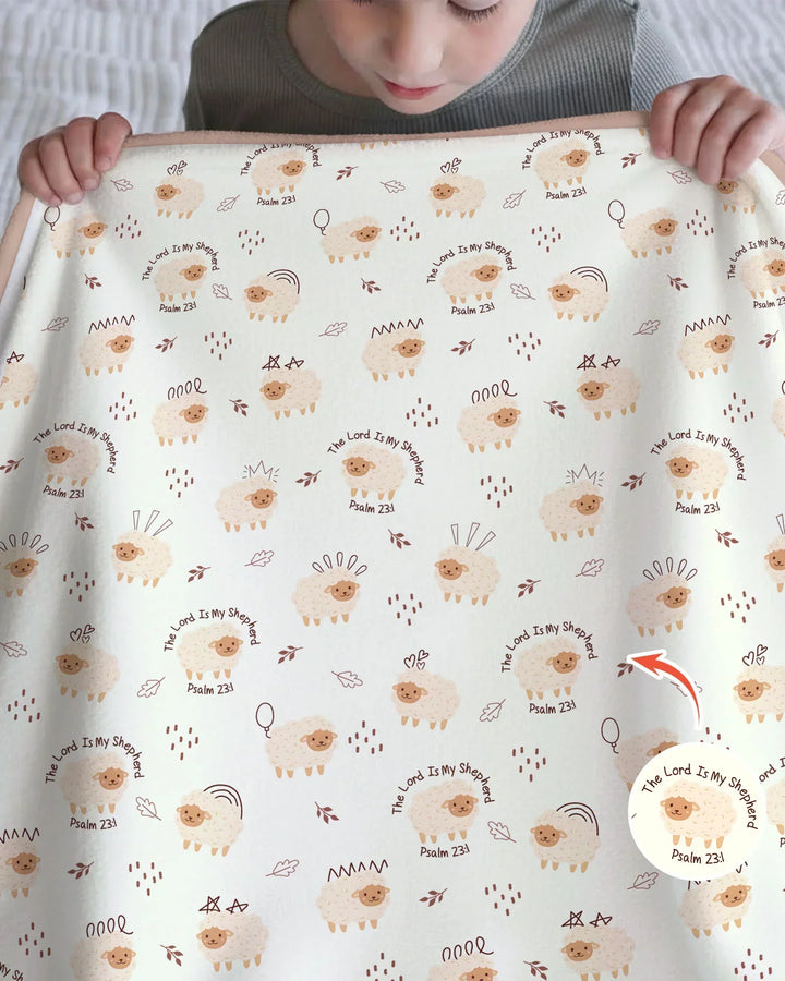 The Lord Is My Shepherd Baby Blanket