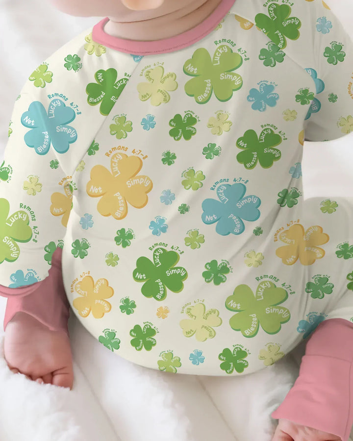 Shamrocks Print St. Patrick's Day Convertible Zippy