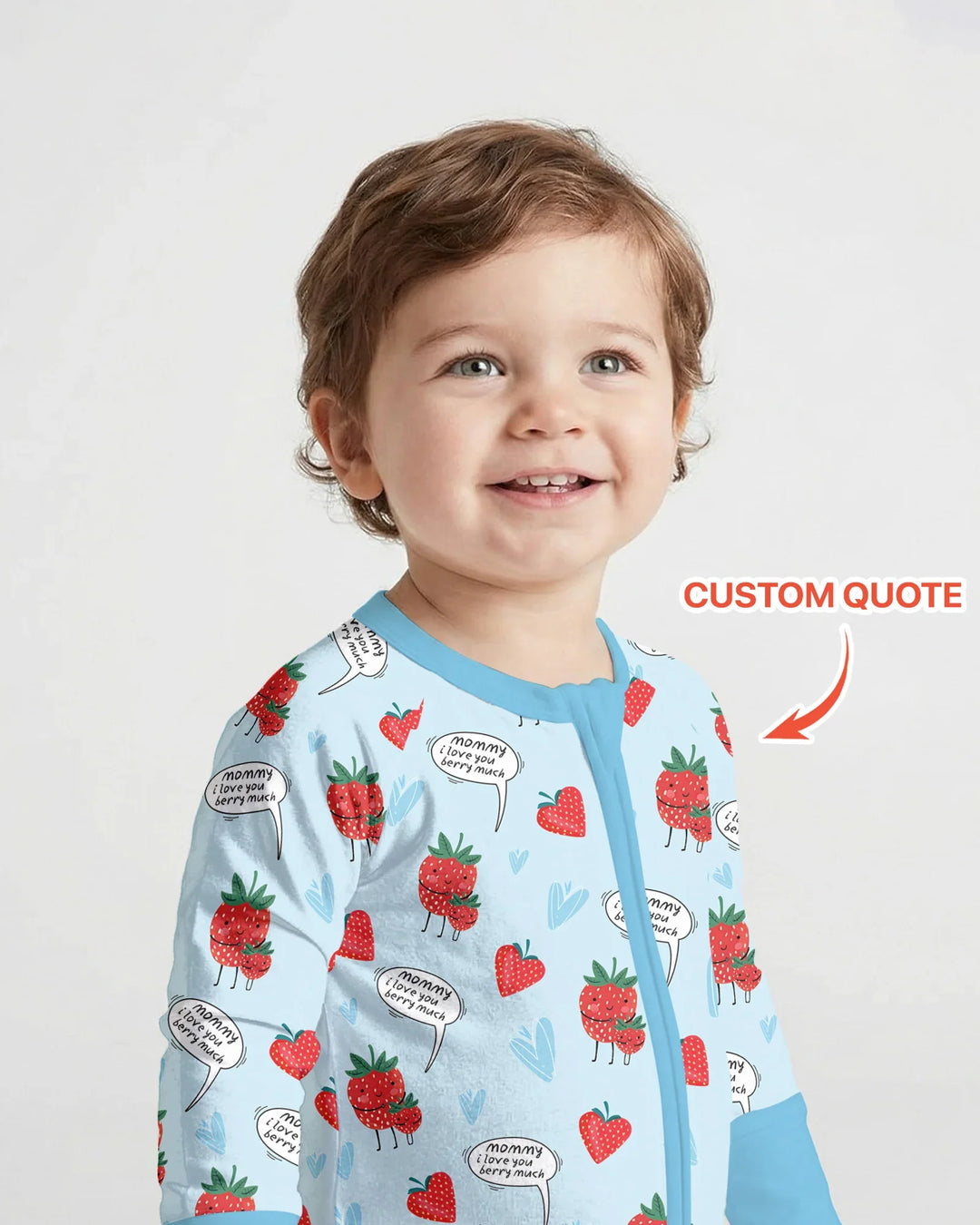 Gerippte Babykleidung mit individuellem Foto - Weich &amp; Skizzenhaft