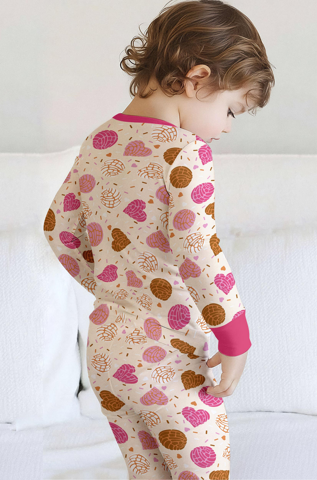 Sweet Concha Two Piece Long Sleeve Pajama Set