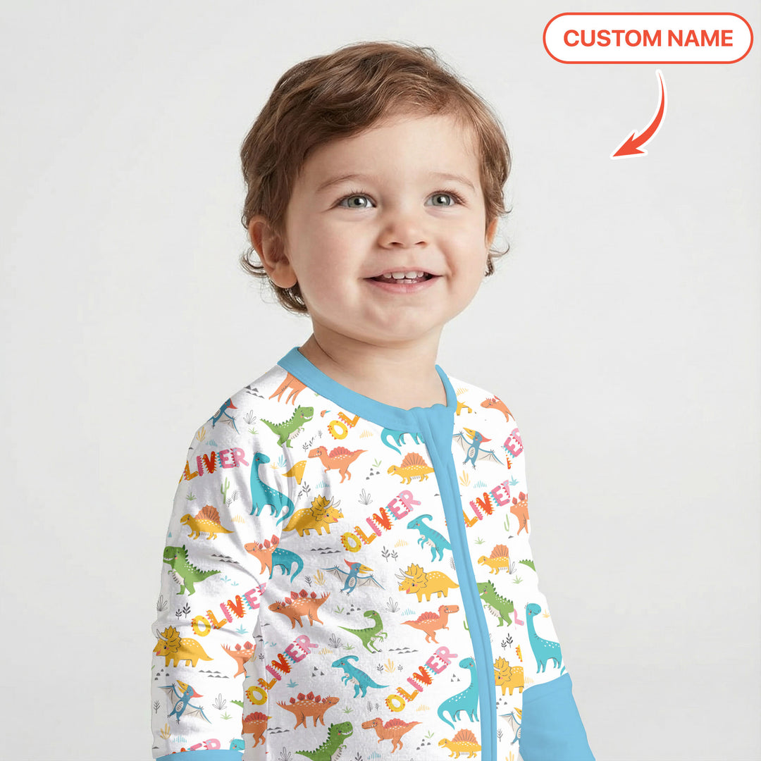 Dino Adventure Custom Name Convertible Zippy