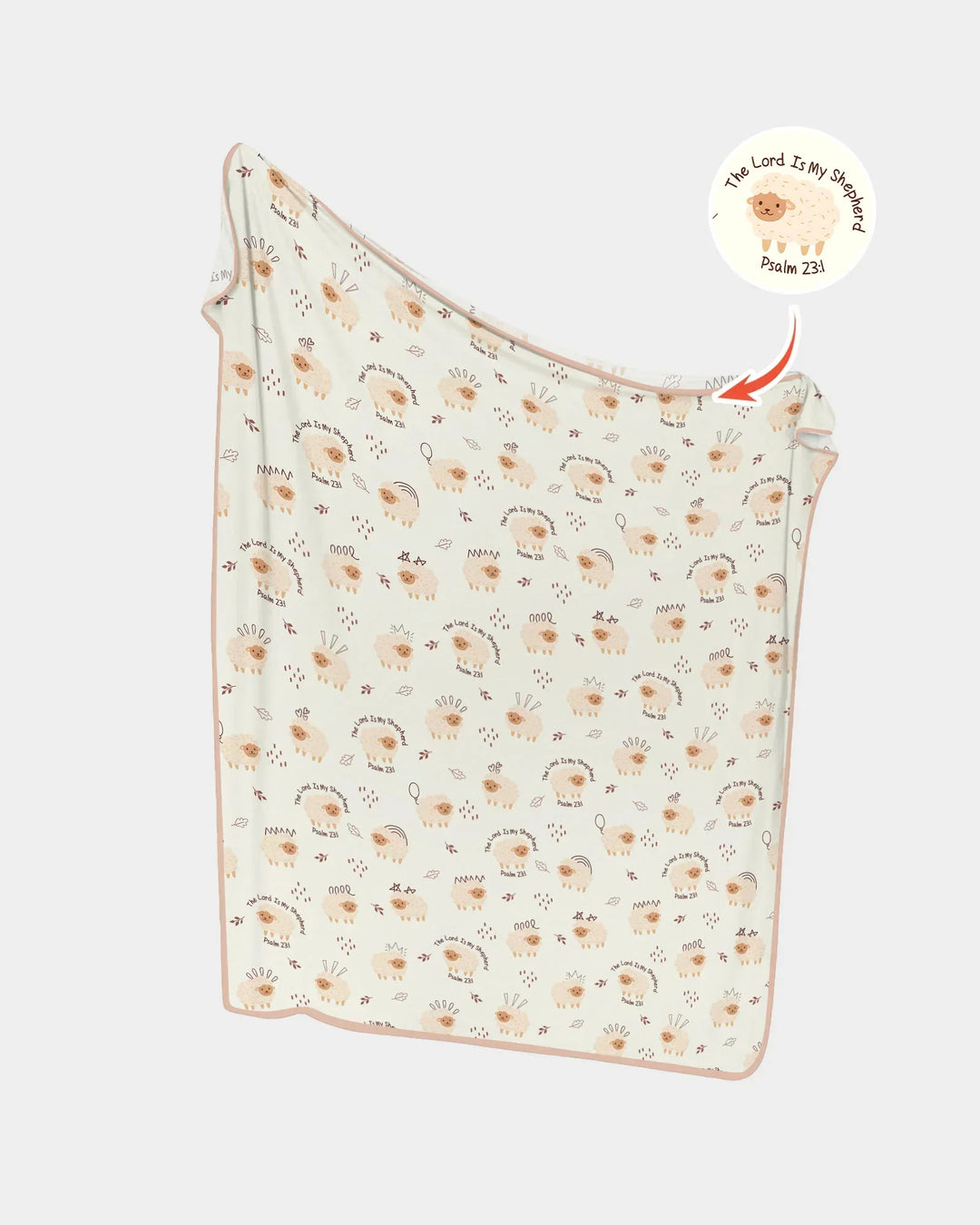 The Lord Is My Shepherd Baby Blanket