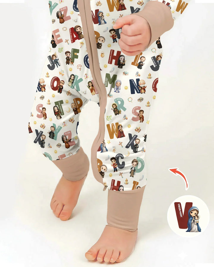 Catholic Saint ABCs Convertible Zippy