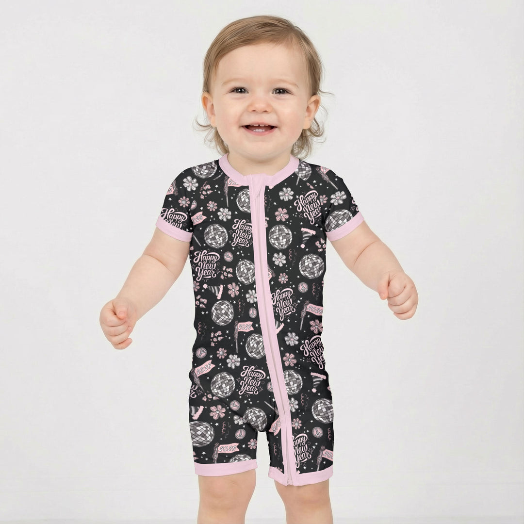 Disco New Years Eve Shorty Zipp