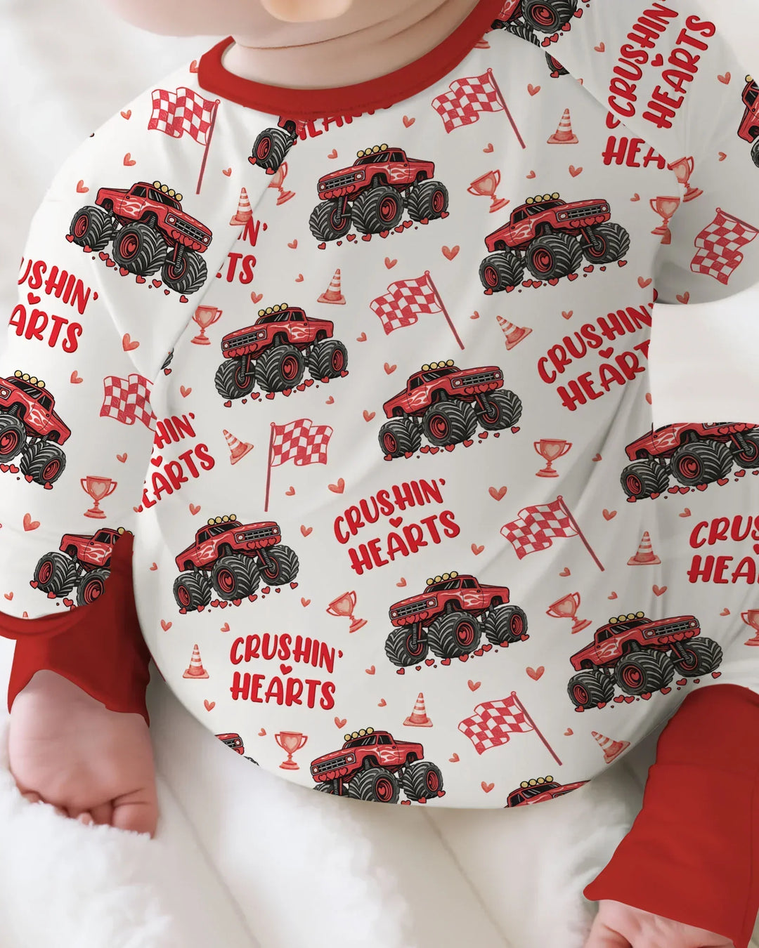 Gerippte Babykleidung mit individuellem Foto - Weich &amp; Skizzenhaft