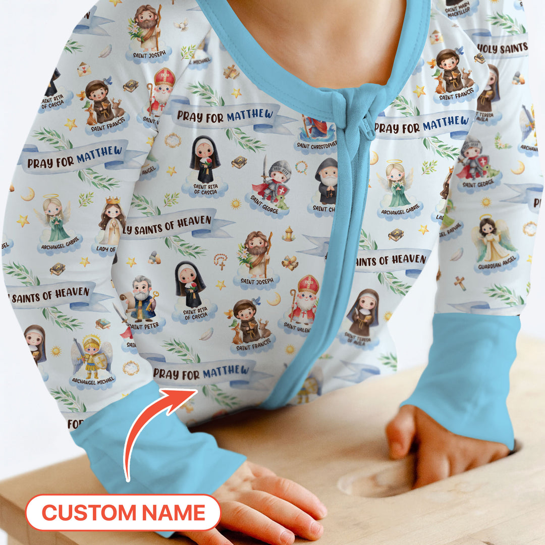 Holy Saints of Heaven Custom Name Convertible Zippy