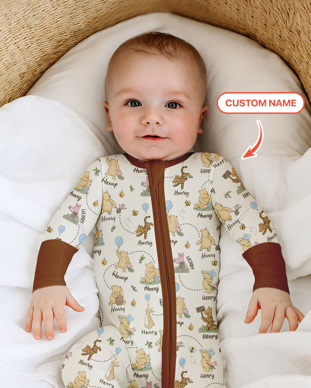 Gerippte Babykleidung mit individuellem Foto - Weich &amp; Skizzenhaft