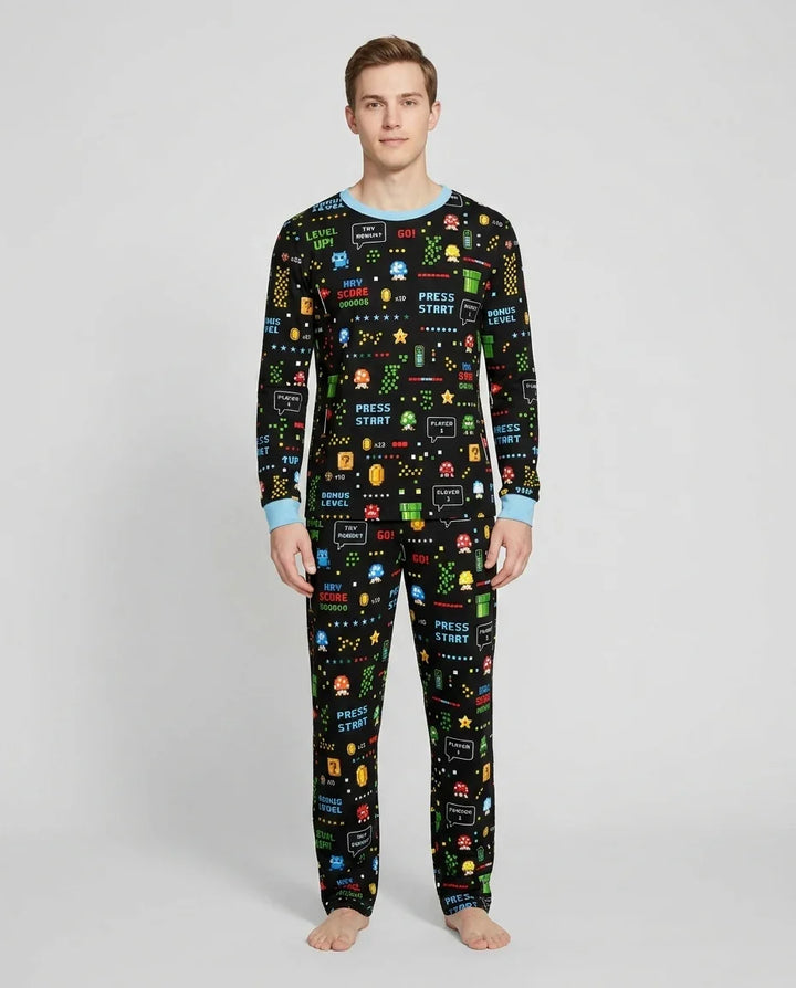 Vorlage Herren-Pyjama-Set