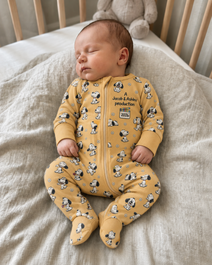 New Cutie Production Bamboo Zipper Footie