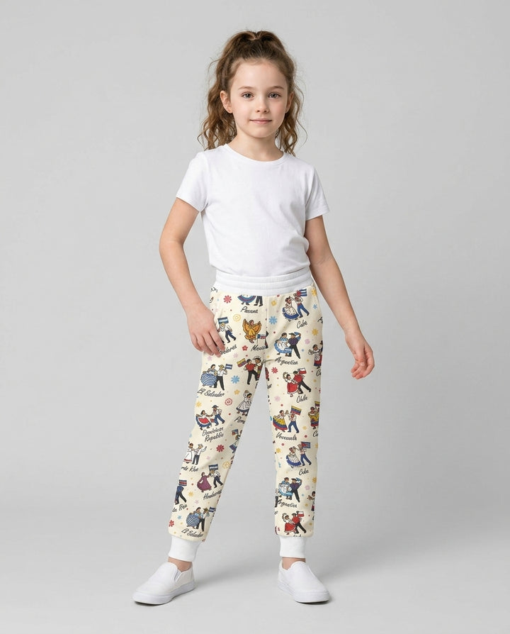 Hispanic Traditional Folkloric Dress Bamboo Jogger