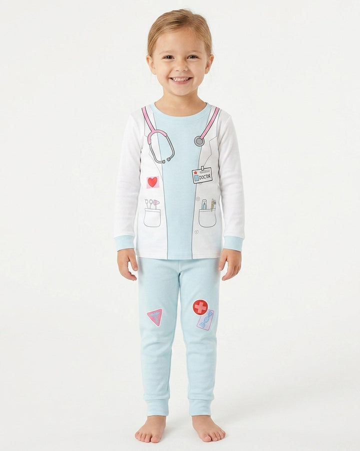 Future Doctor Bamboo Two Piece Long Sleeve Pajama Set