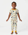 Juneteenth Black Girl Magic Bamboo Two Piece Short Sleeve Pajama Set