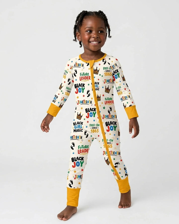 Juneteenth Black Girl Magic Bamboo Convertible Zippy