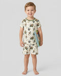 Just A Daddy Goose Family Matching Bamboo Two Piece Short Sleeve Shorts Pajama Set
