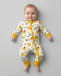 Gerippte Babykleidung mit individuellem Foto - Weich &amp; Skizzenhaft