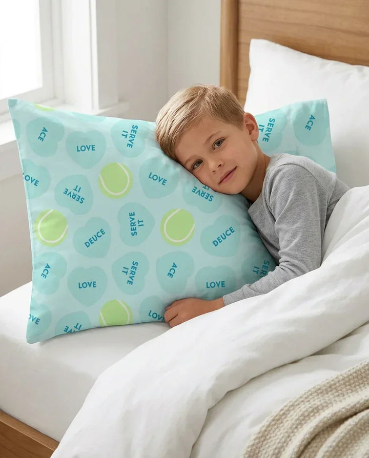 Tennis with Love Bamboo Pillow Case