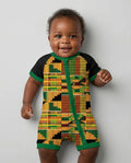 Kente Vibes Family Matching Bamboo Shorty Zippy
