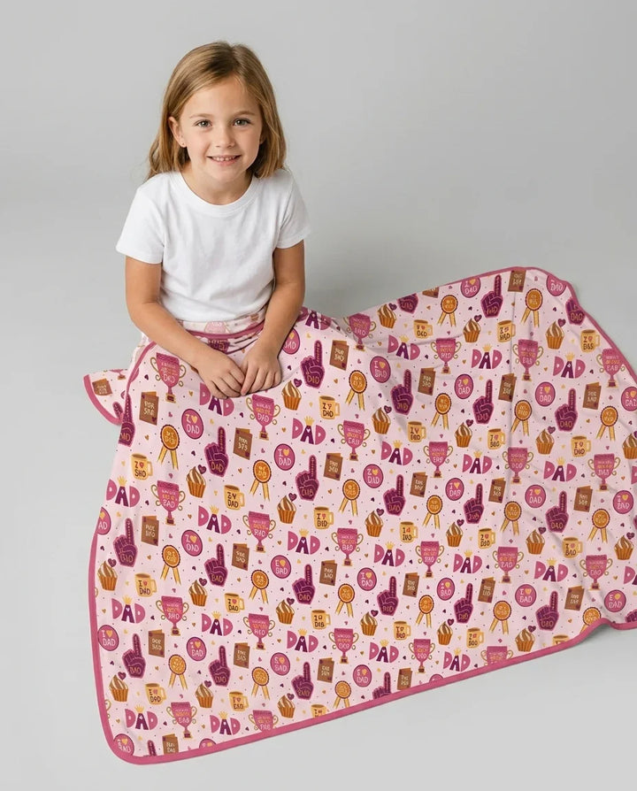 World's Best Dad Bamboo Blanket