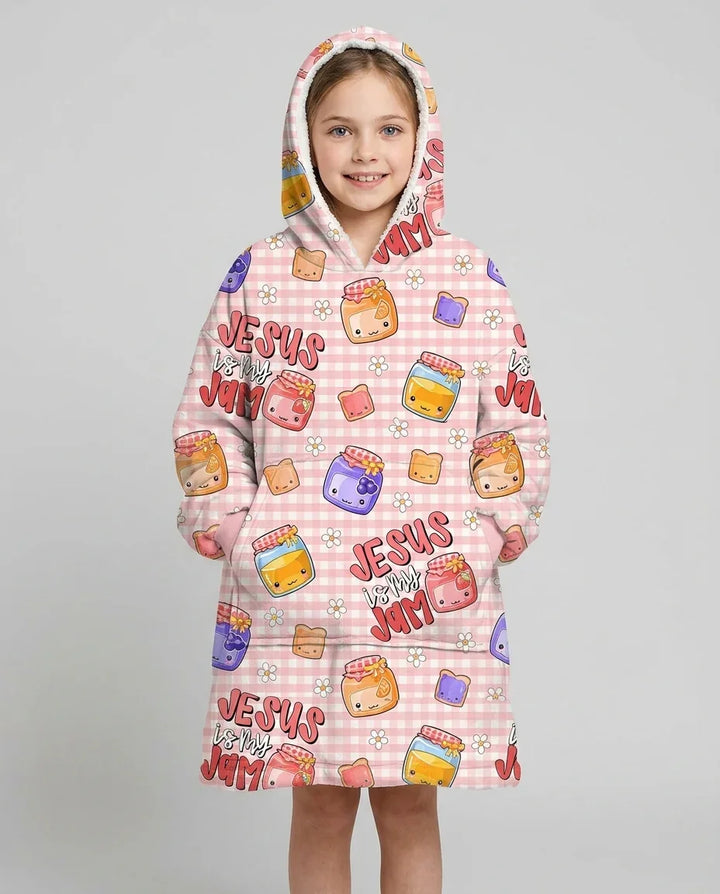 Jesus is My Jam Custom Bamboo Blanket Hoodie