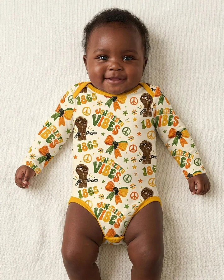 Juneteenth Vibes Vintage Bamboo Bodysuit