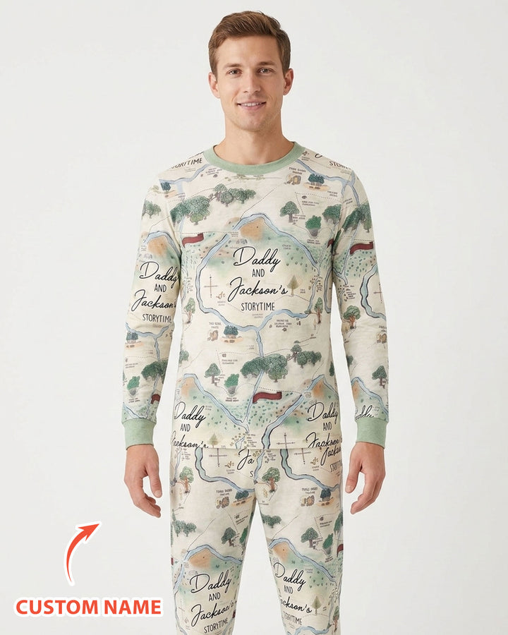 plantilla Conjunto de Pijama de Bambú para Hombre