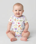 Gerippte Babykleidung mit individuellem Foto - Weich &amp; Skizzenhaft