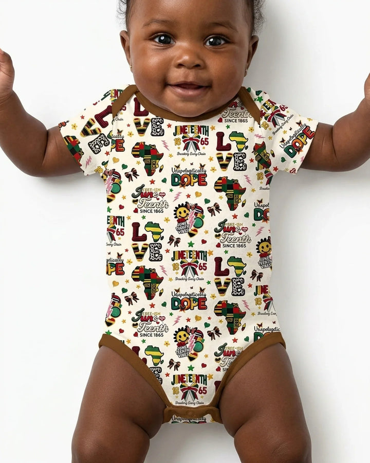 Juneteenth Breaking Every Chain Bamboo Bodysuit