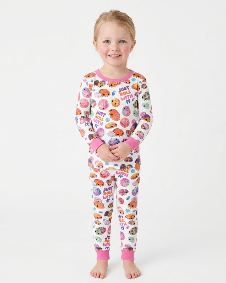 Just Roll With It Bamboo Two Piece Long Sleeve Pajama Set
