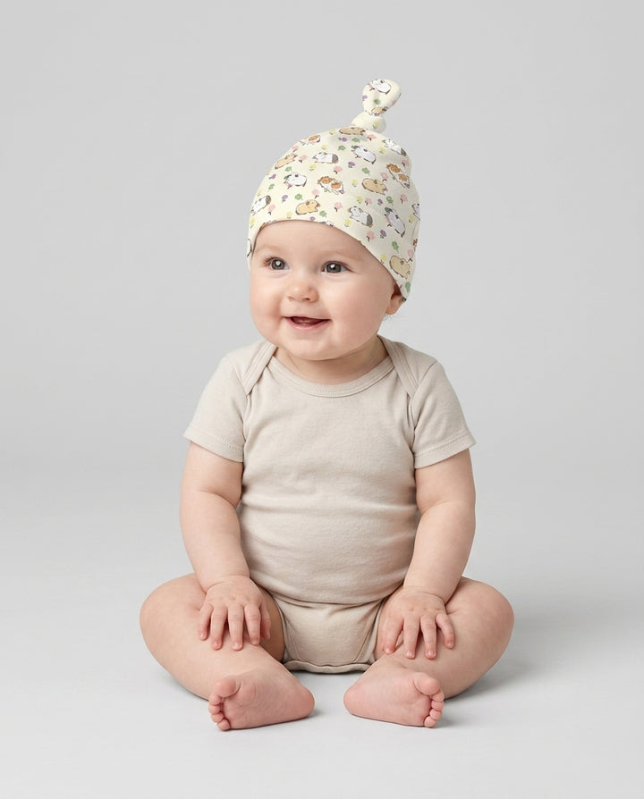 Guinea Pig Garden Bamboo Knotted Hat
