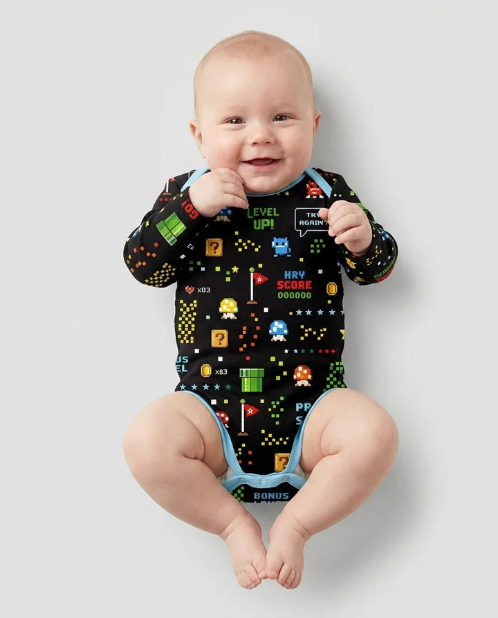 Traje de bambú a juego para amantes de los juegos de píxeles