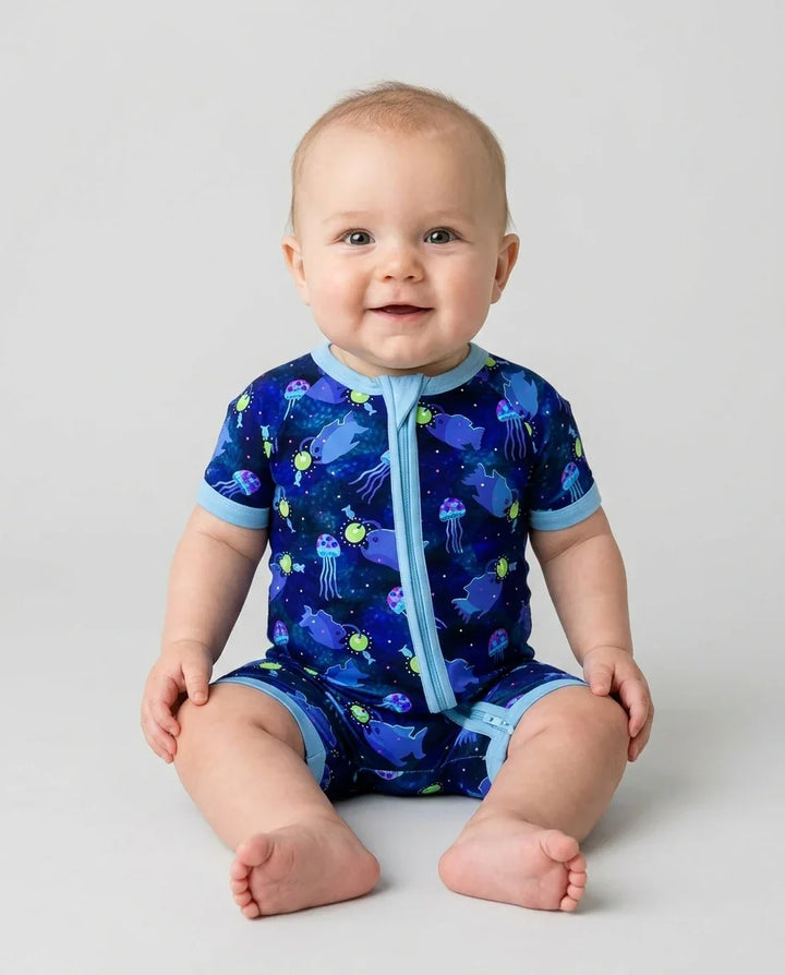 Happy Glow Fish Bamboo Shorty Zippy