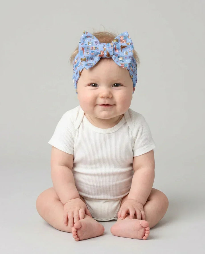 Hand Drawn Patriotic Iconic Headband