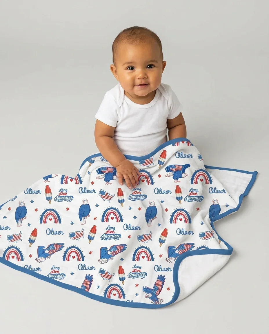Long Live America Bamboo Blanket