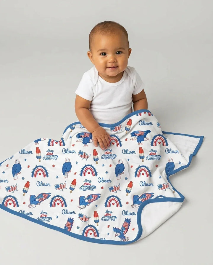Long Live America Bamboo Blanket