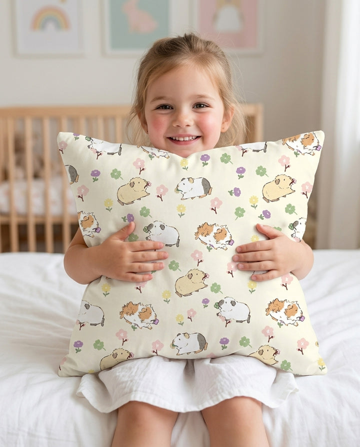 Guinea Pig Garden Bamboo Pillow Case
