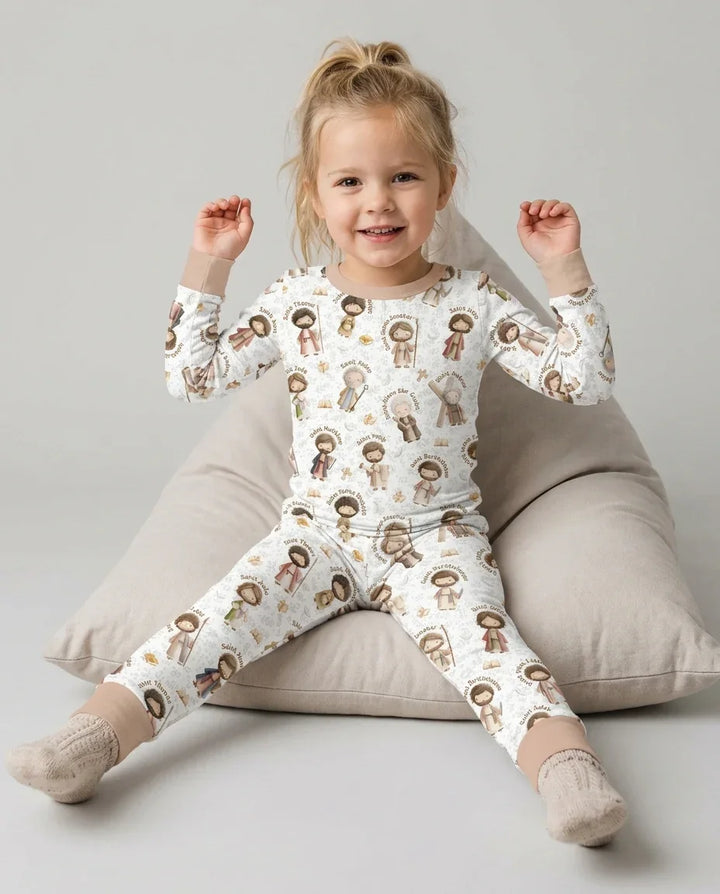 The 12 Apostles Bamboo Two Piece Long Sleeve Pajama Set
