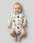 Gerippte Babykleidung mit individuellem Foto - Weich &amp; Skizzenhaft