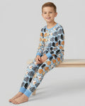 Funny Cat Butts Club Family Matching Bamboo Two Piece Long Sleeve Pajama Set