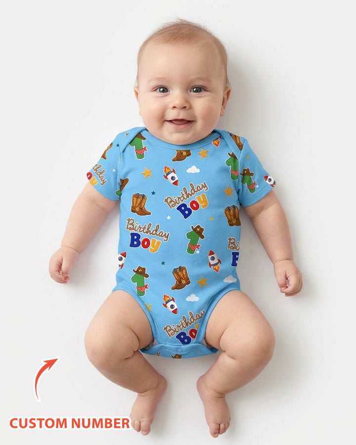 Gerippte Babykleidung mit individuellem Foto - Weich &amp; Skizzenhaft