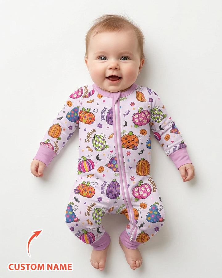 Boo-tiful Pumpkins Bamboo Convertible Zippy