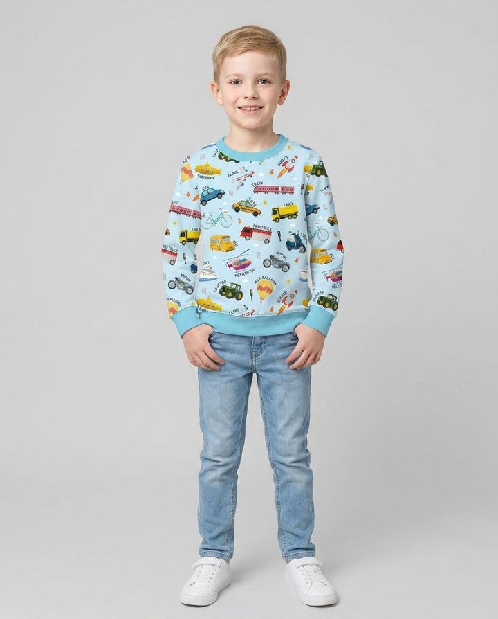 Sweatshirt mit Rundhalsausschnitt aus Bambusfaser