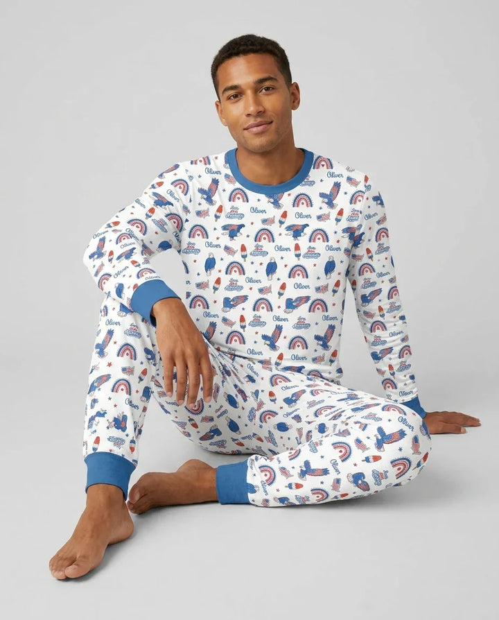 Long Live America Bamboo Men's Pajama Set
